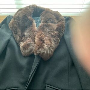 Navy overcoat-Juicy Couture Men